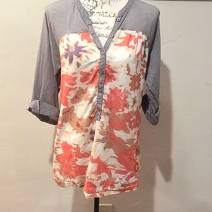 Anthropologie Odille Button Up Blouse